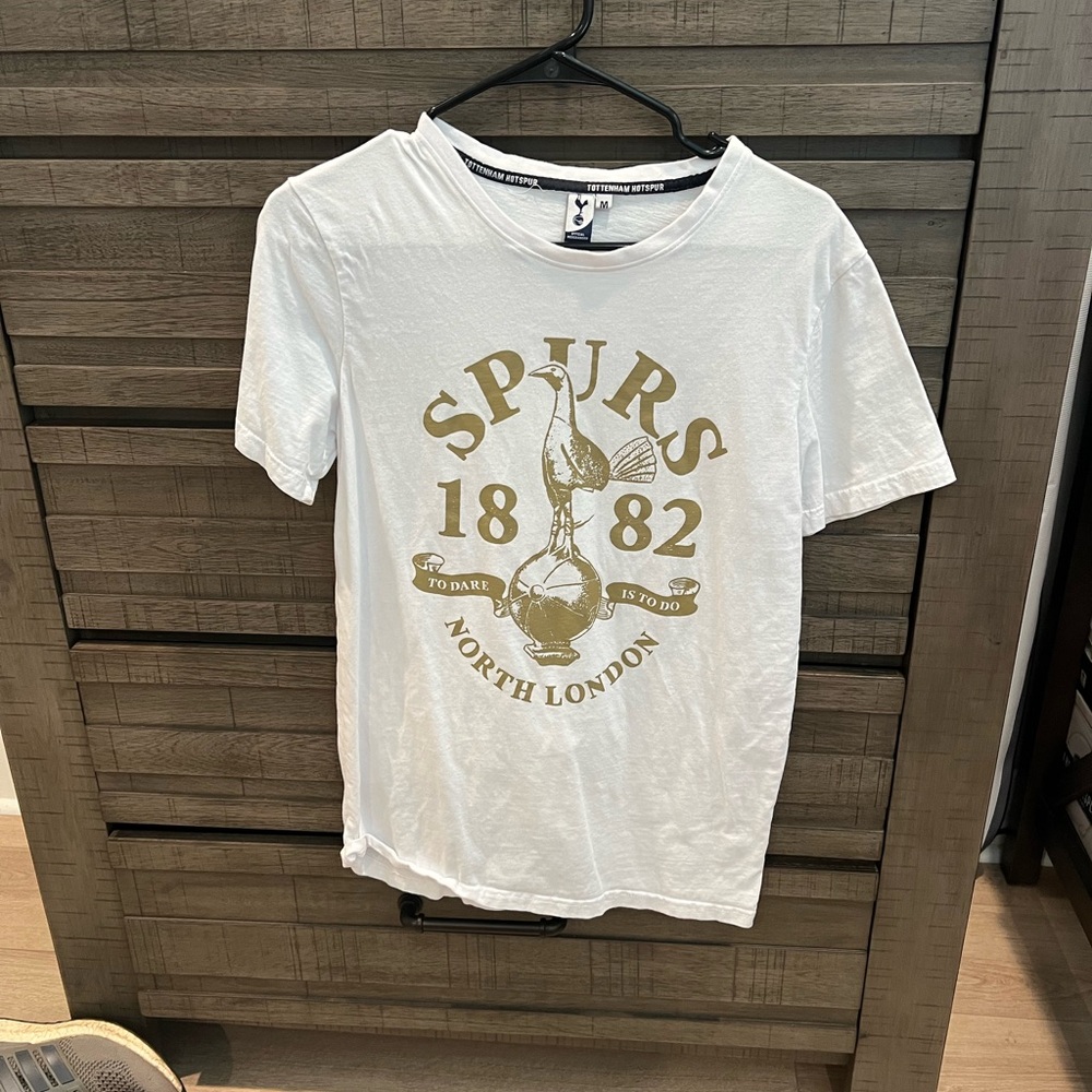 Tottenham Hotspur White Tee with Navy Accents